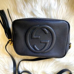 Gucci Boho Disco Black Crossbody Bag